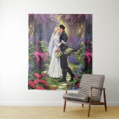 Couple in The Park-56476 Wandkleed (In situ)