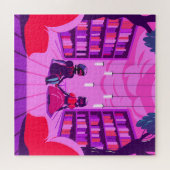 Couple in Uniforms by a House Legpuzzel (Horizontaal)