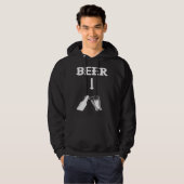 Couple Matching Pregnancy Announcement Beer New Da Hoodie (Voorkant volledig)