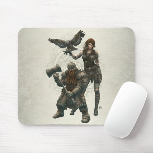 Couple Mousepad Muismat (Met muis)
