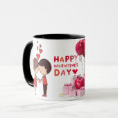 Couple mug, coffee mug for Valentine's Day gift Mok (Voorkant links)