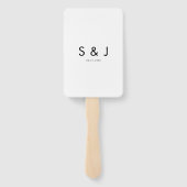 Couple Photo with Pet Fun Wedding  Handwaaier (Achterkant)