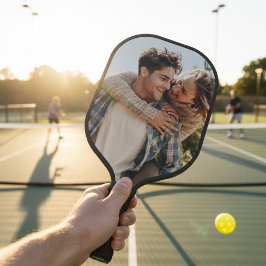 Couple Photo Your Own Two Image Double Side Pickleball Paddle
