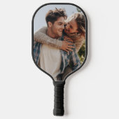 Couple Photo Your Own Two Image Double Side Pickleball Paddle (Achterkant)