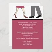 Couple Post Wedding Brunch Kaart (Voorkant / Achterkant)