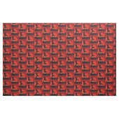 Couple Red Silhouette Stof (Yard (91,4 cm))