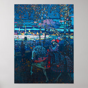 Couple Riding, 1906, door Wassily Kandinsky Poster