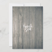 Couple Shower Champagne Glasses Wood String Lights Kaart (Achterkant)