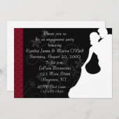 Couple Silhouette Kaart (Voorkant / Achterkant)