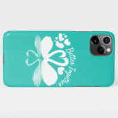 Couple Swan Silhouette Reflection in water iPhone Hoesje (Achterkant horizontaal)