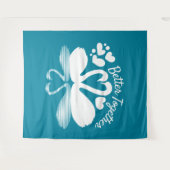 Couple Swan Silhouette Reflection in water Wandkleed (Voorkant (horizontaal))