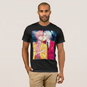 Couple Time in Space T-shirt (Voorkant volledig)