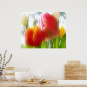 couple tulips print & poster (Keuken)