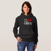 Couple Valentine's Day Single Married Or Hungry AF Hoodie (Voorkant volledig)