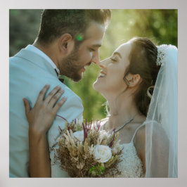 Couple Wedding Image Poster Personalized Love Deco