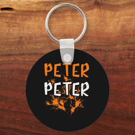 Couples Costume Peter Pumpkin Eater Splash alowe Sleutelhanger (Voorkant)