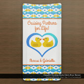 Couple's Cruising Ducks Cabin Door Magnet Spandoek