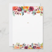 Couples Douche Uitnodiging, Trouwdouche Kaart (Achterkant)