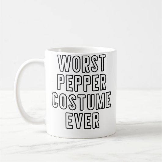 Couples Halloween Worst Pepper Ever Koffiemok (Links)