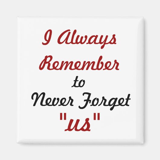 Couple's Koelkast Magnet over Liefde (Voorkant)