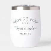 Couples Names 25th Wedding Anniversary Gift (Voorkant)