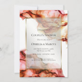 COUPLE'S SHOWER | Abstracte najaarkleuren 6 Kaart (Voorkant)