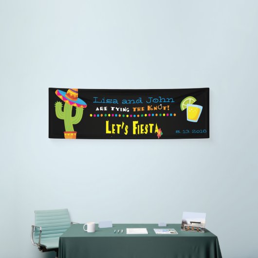 Couples Shower Fiesta Welcome Banner (Beurs)
