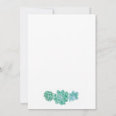 Couples Shower Invitation - Bridal, bruiloft, Baby Kaart (Achterkant)