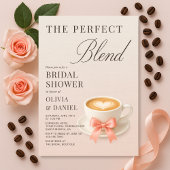 Couples Shower The Perfect Blend Coffee Kaart