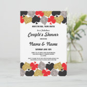 Couples Shower Verloving Las Vegas Casino Party Kaart (Staand voorkant)