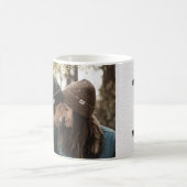 Couples Sweeely Gold Glitter Foto met namen Koffiemok (Center)