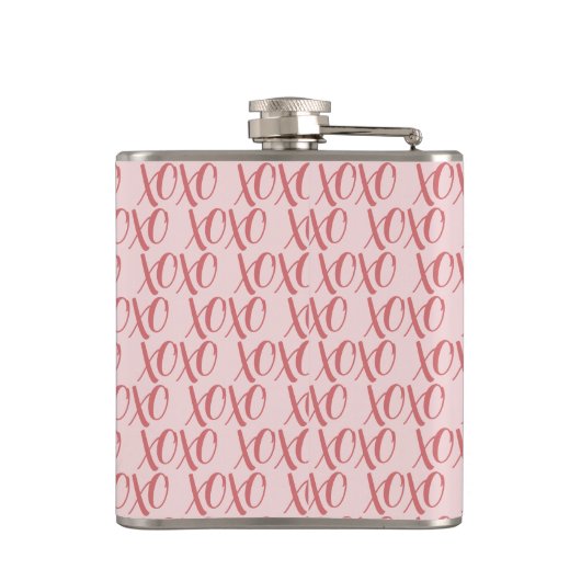 Couple's Valentine's XOXO Photo Heupfles (Achterkant)