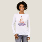 Couples Xmas Tee & Matching Mary Xmas Tri-Blend Shirt (Voorkant)