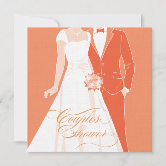 Couplons — Uitnodiging — Oranje (Voorkant)