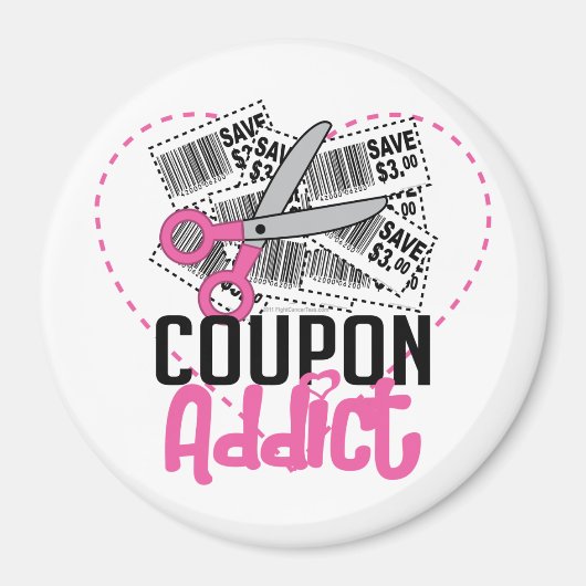 Coupon Addict Magneet (Voorkant)
