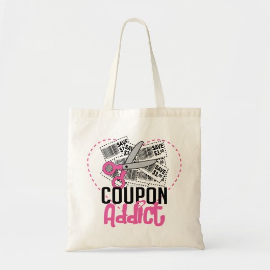 Coupon Addict Tote Bag (Voorkant)