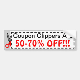 Coupon Crazy Bumpersticker