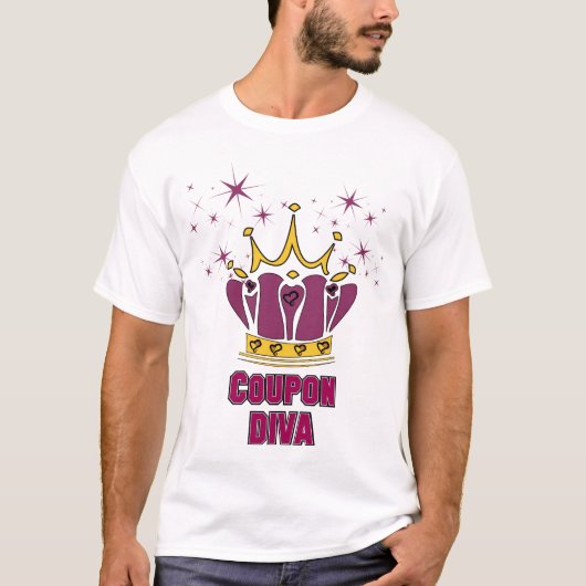Coupon Diva T-shirt (Voorkant)