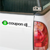coupon dj bumper sticker (Op Truck)