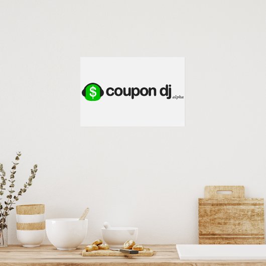 coupon dj poster (Keuken)