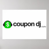 coupon dj poster (Voorkant)