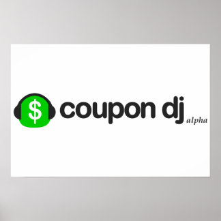 coupon dj poster