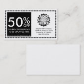 coupon lay-out (Voorkant / Achterkant)