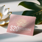 Coupon Loyalty Gold Lotus