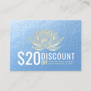 Coupon Loyalty Gold Lotus