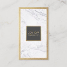 Coupon Luxe Gold & Marble Grey Discount Verticaal