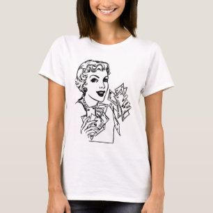 Coupon Money Lady - Voeg Jouw tekst toe T-shirt