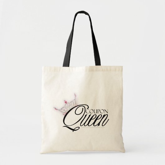 Coupon "Queen" Canvas tas (Voorkant)