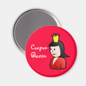 Coupon Queen Magnet (Voorkant / Achterkant)