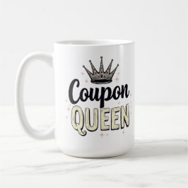 Coupon Queen - Royal Bargain Hunter Crown Koffiemok